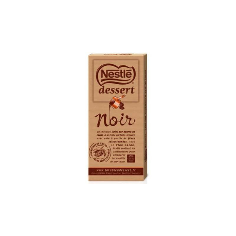 Tablette de chocolat noir