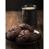 Biscuit croquant au chocolat noir